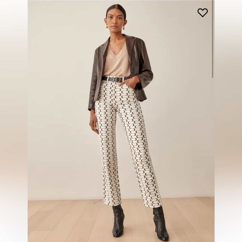 Reformation Mod High Rise Straight Jeans